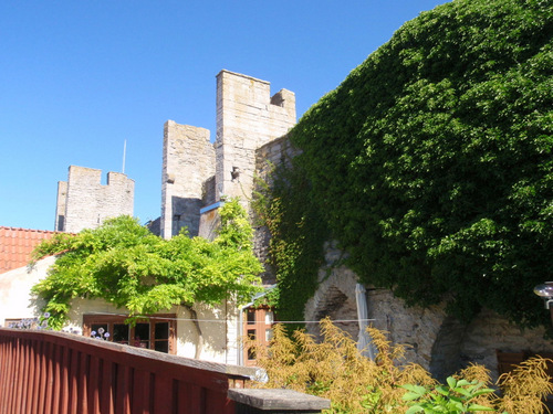 Visby city wall/fortress.